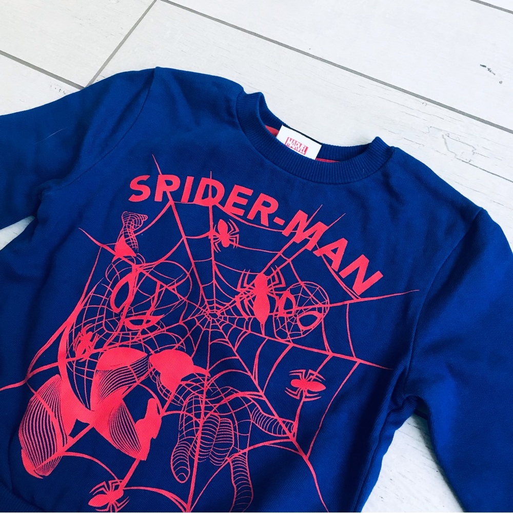 NWOT George Spiderman Sweatshirt 1.5-2 Years - Picture 3 of 6